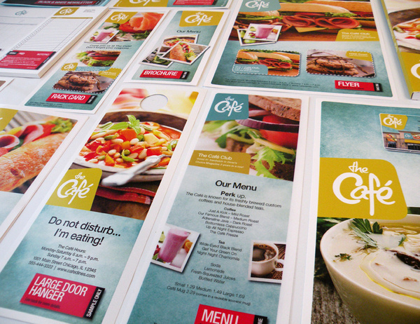 The Café on the Behance Network #photography #design #colour #menu