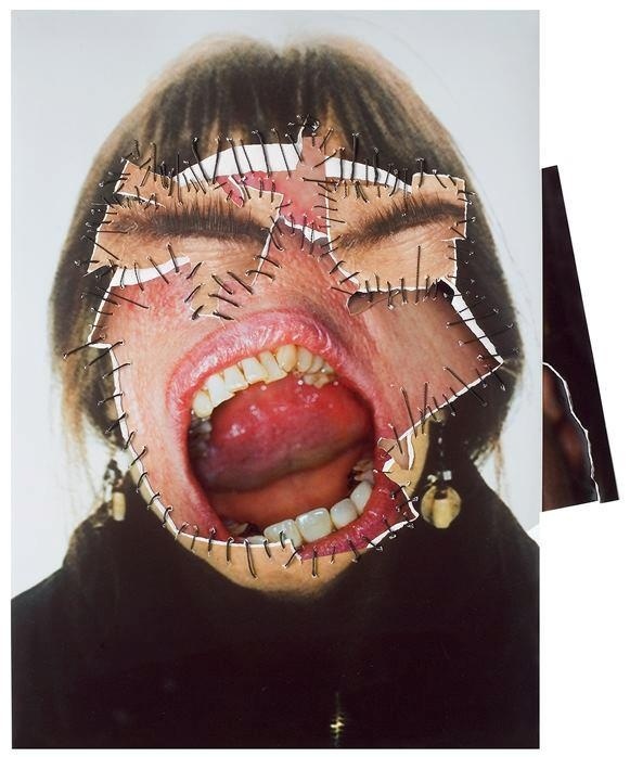 Annegret Soltau NY Faces #face #collage #art