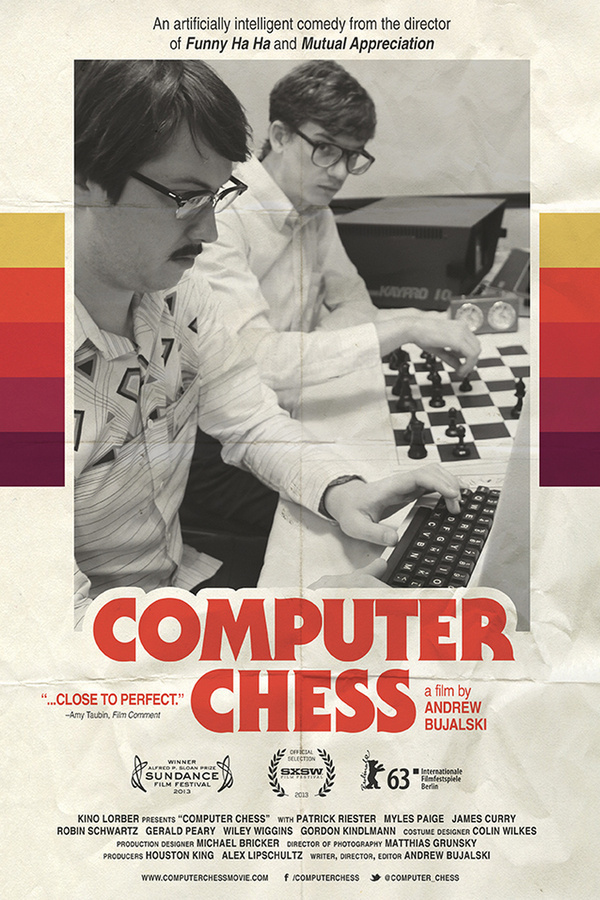 Poster inspiration example #342: fonts in use : computer chess poster #movie #poster #film