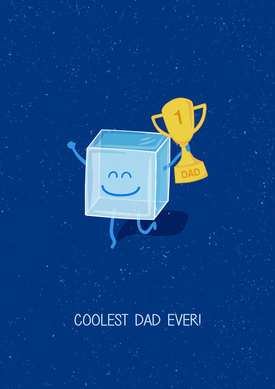 Coolest dad ever! #illustration #fathers day #dad #father #concept illustration #funny illustration