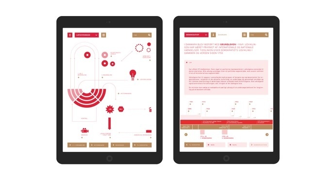 Graduation project - stinnemarie.dk #site #danish #publication #mobile #red #ipad #infographic #design #book #gold #logo #binding #information #non #responsive #graduation #education #scandinavian #typography #graphic #simple #website #iphone #layout #editorial