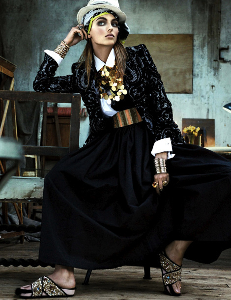 Karlina Caune for Vogue Germany #model #girl #look #photography #fashion #style