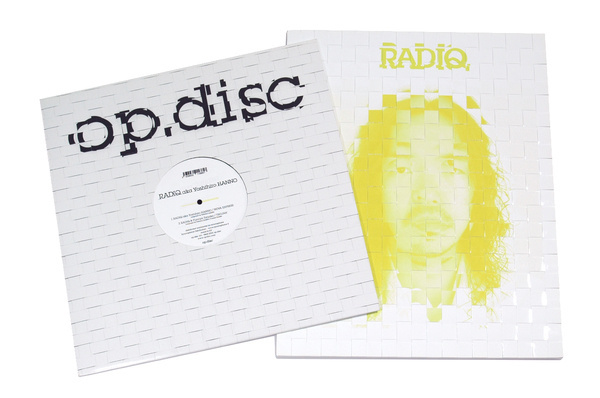 "op.disc / RADIQ" Sleeve Design #design #graphic #sleeve #typography