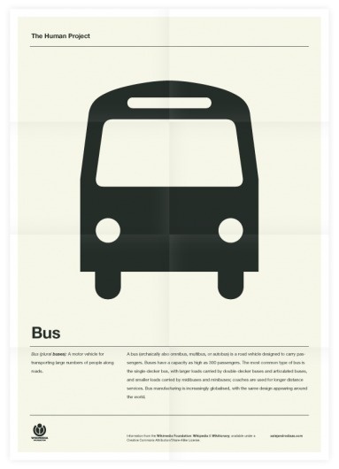 The Human Project (Bus) Poster #inspiration #creative #design #graphic #grid #system #poster #typography