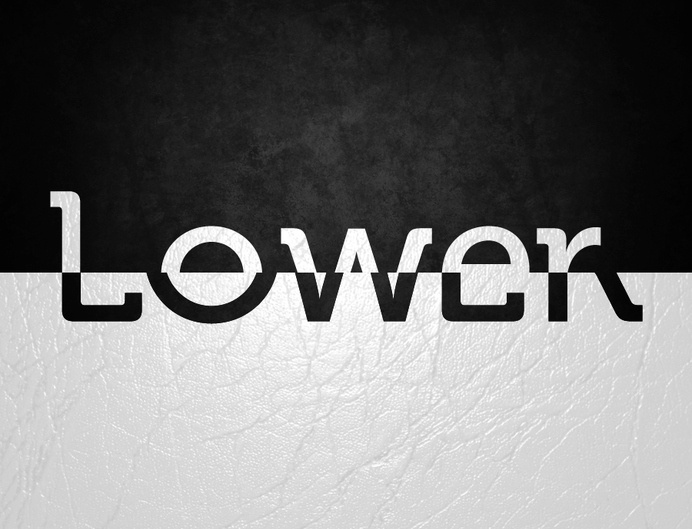 Uppercase & Lowercase #font #experimental #art #typo #typography