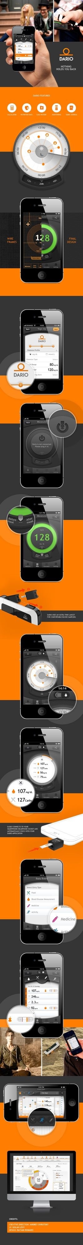 Dario diabetes management system *** "Dario is a diabetes management system that provides outstanding usability and accessibility by inte #ios #ui