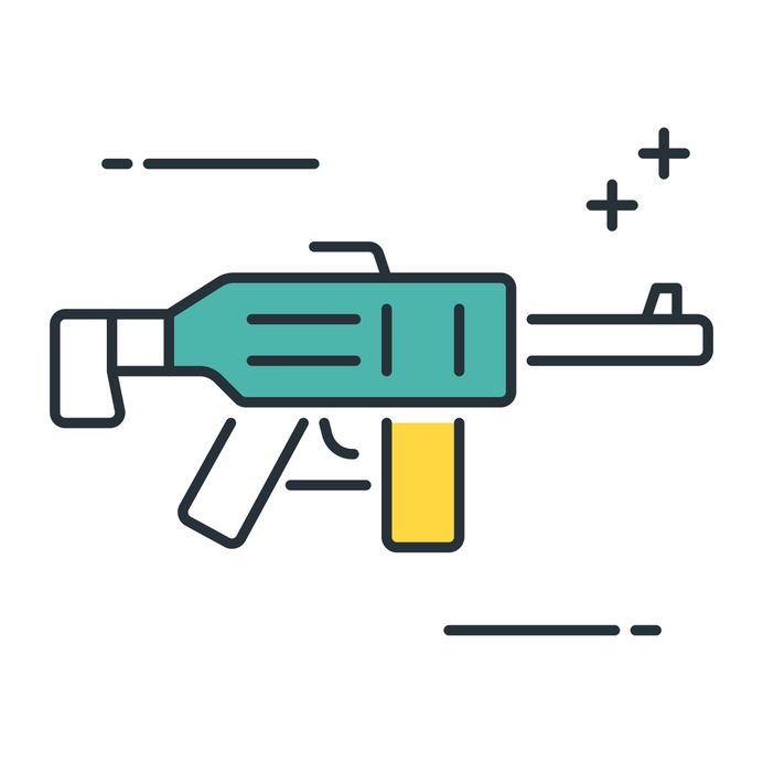 See more icon inspiration related to gun, rifle, miscellaneous, sniper, arm, pistol, weapons, weapon, war and security on Flaticon.