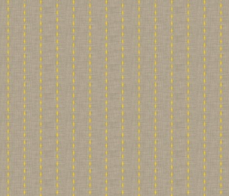 grey_diamond_linen - holli_zollinger - Spoonflower #pinstripe #yellow #linen #grey