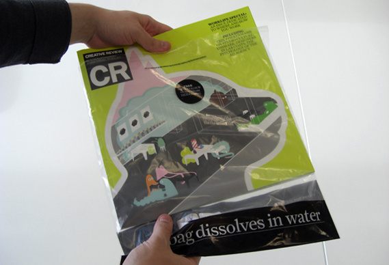 Creative Review CR's incredible dissolving bag #dissolves