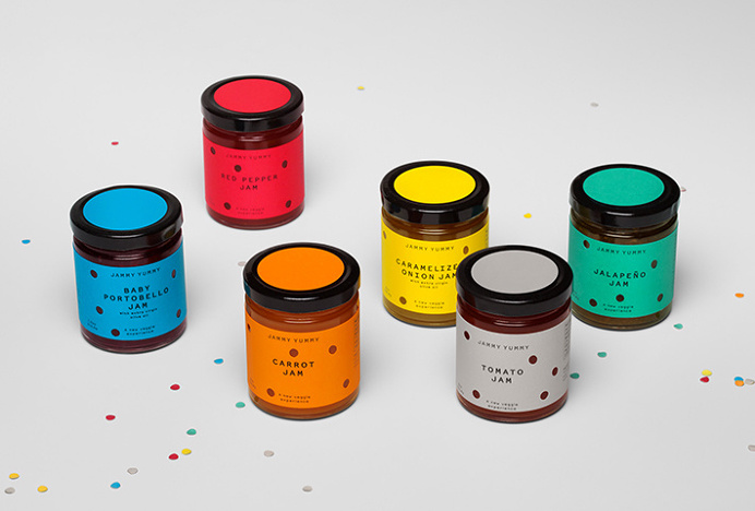 Jammy Yummy by Hey #label #jar #colourful