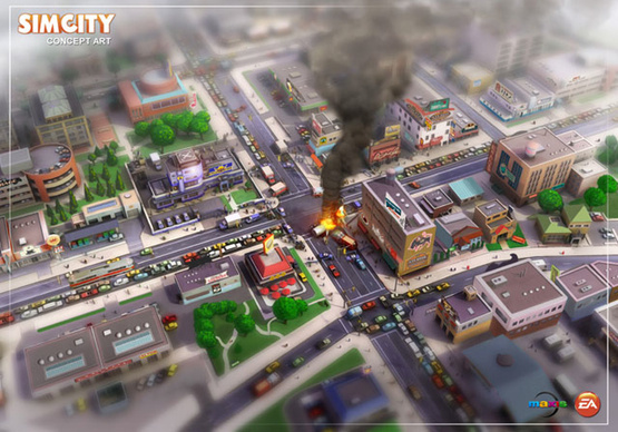 New SimCity. Look at this concept art! #concept #art #simcity