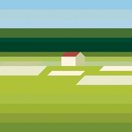 Landschaft Mit Haus - but does it float #painting