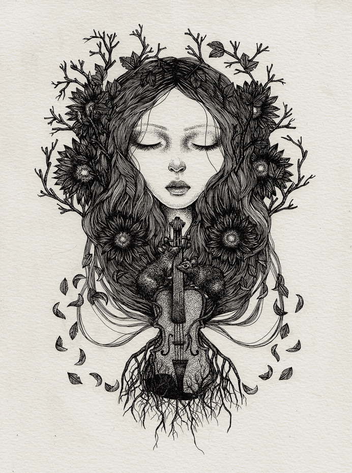 Dotwork Illustration by Annita Maslov