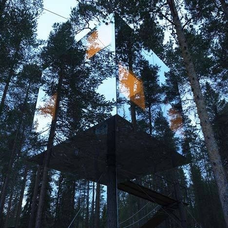 Tree Hotel by Tham and Videgard Arkitekter #mirror #architecture