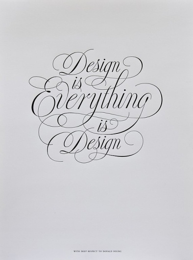 Doyald Young Poster by joshwhiggins on Etsy #poster #typography