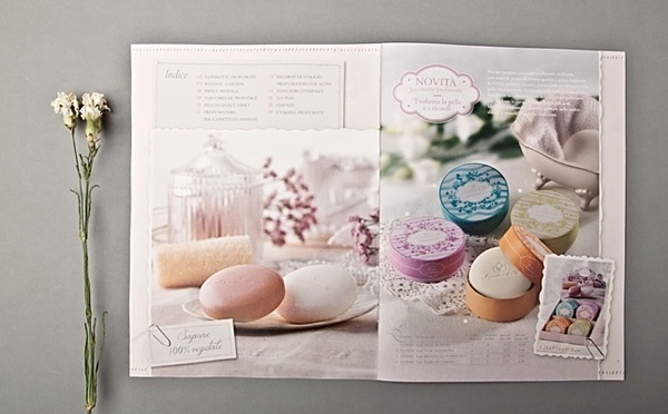 Catalogue "Le creazioni della primavera" by www.o-zone.it #italia #hp #decor #catalogue #vintage #flower #parfum