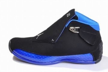 michael retro jordan xviii black blue shoes #shoes