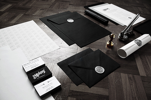 The Makery on Behance #typografie #black #huisstijl