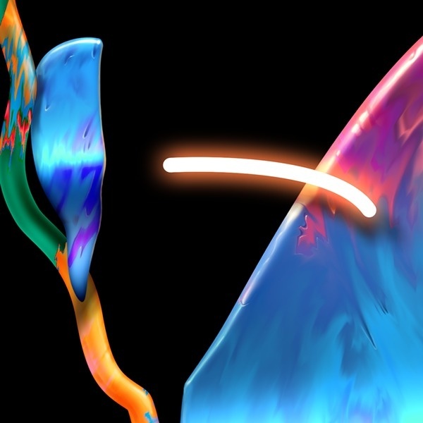 Lights closeup, Vasya Kolotusha #pattern #lights #material #illustration #art #kolotusha #neon