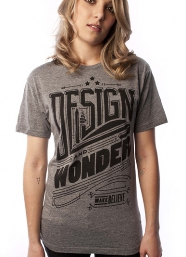 Make Believe #print #tee #typography