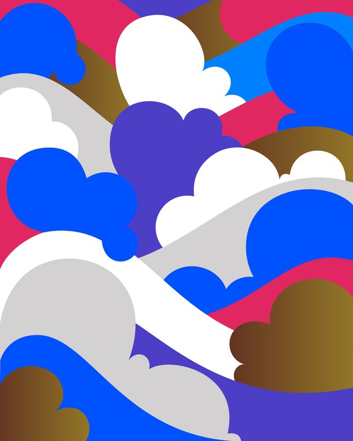 Experimental graphic pattern for key visuals designed by Andrei Robu www.robu.co