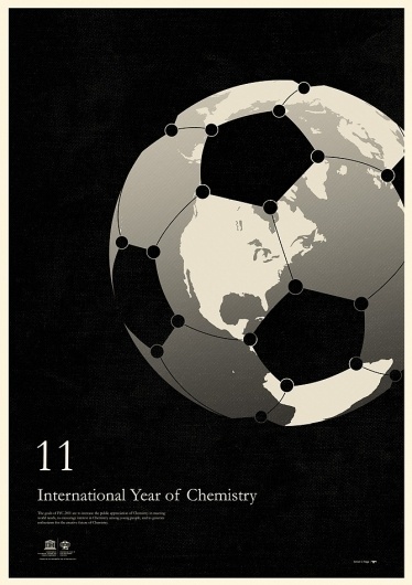 excites | Graphic Designer | Simon C Page #year #chemestry #print #graphic #poster