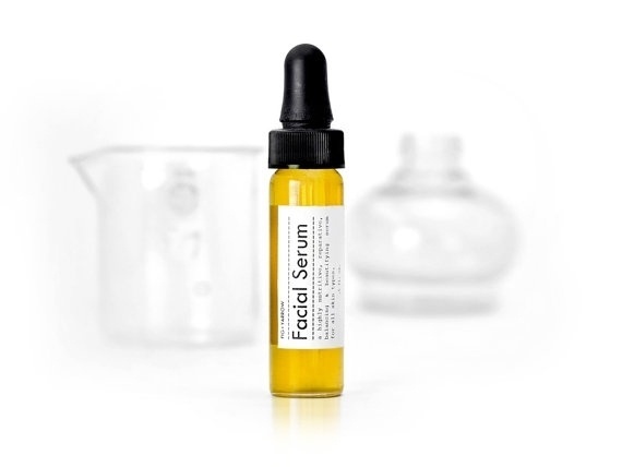 FACIAL SERUM in glass dropper bottle 5 ounce by FIGandYARROW #white #packaging #space #simple #minimalist