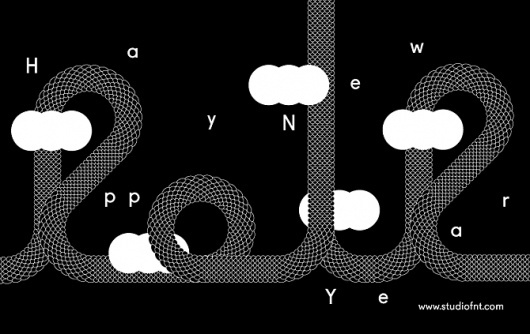 New year's card - 'Black Dragon' - Jaemin Lee #corea #print #year