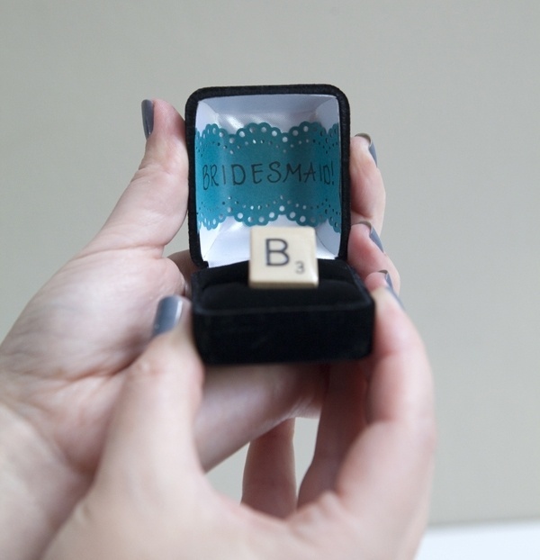 DIY | will you be my bridesmaid #3 - Something Turquoise {daily bridal inspiration}