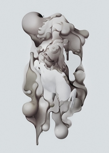 4650.jpg 650×909 pixels #goo #abstract #ehren #flow #forms #blob #liquid #kallman #drip #mikeal #grey