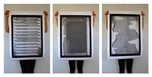 Art Works by Tuscani Cardoso #optical #white #manipulate #expressionism #black #posters #art #and #psych #tuscani #scan