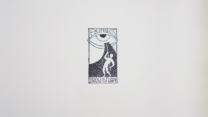 ex libris, stamp, logo, book