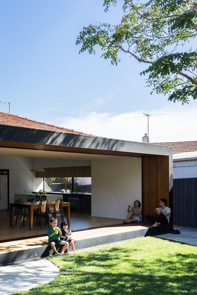 Brick Bungalow Addition by MODO Architecture: Open House 3