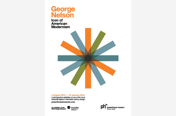 George Nelson #exhibition #identity #vintage #poster