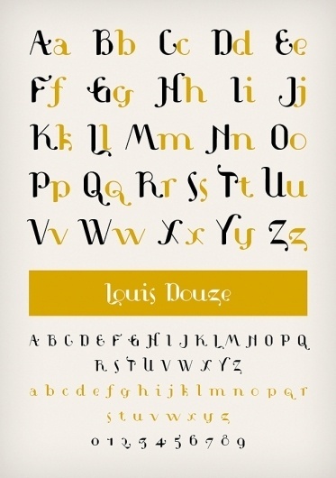 Novo Typo - Louis Douze - Type specimen #novo #design #typeface #typo #typography