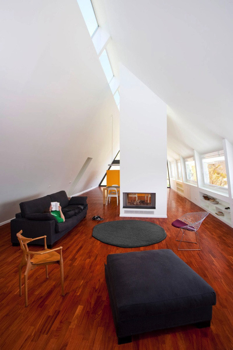 House at the Pyrenees #interior #design #living #wood #architecture #room