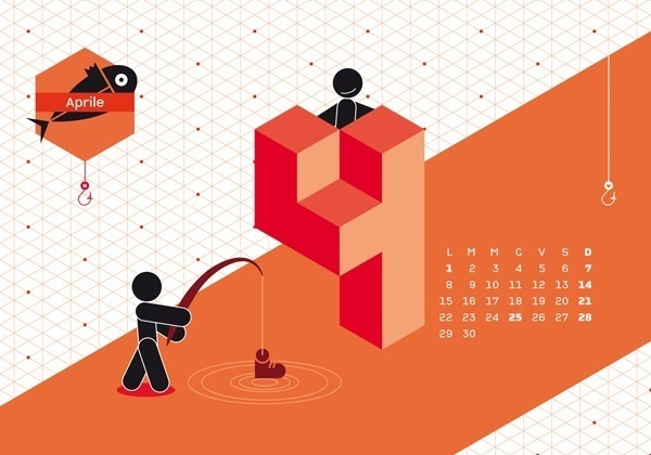 Calendario Algoritmo 2013 by o-zone , via Behance #vectors #illustration #vector #illustrated