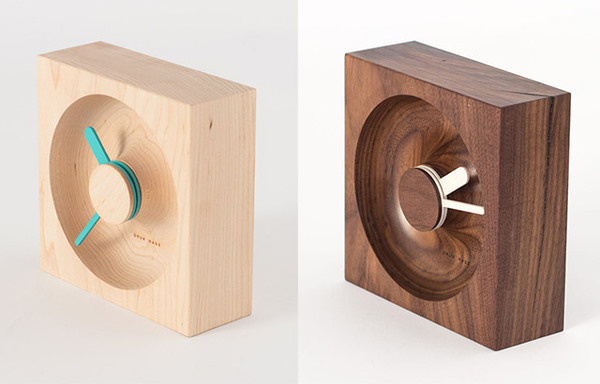 OClock: Wood & Cork Clocks by Okum Made #industrial design #wood #objects #clocks