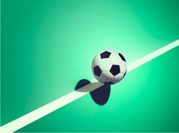 Sports and Surreal Shadows by Kelvin Murray Soccer #photography #illusion #shadow