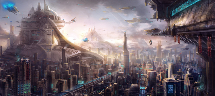 futuristic artwork by cinemagorgeous #futuristic #art #work