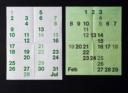 Studio Lin — High-res Special | September Industry #numbers #calendar #design #typography