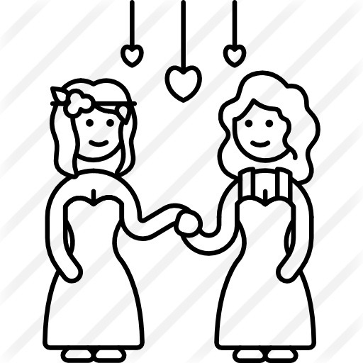 See more icon inspiration related to love and romance, lesbian, homosexual, wedding, love and people on Flaticon.
