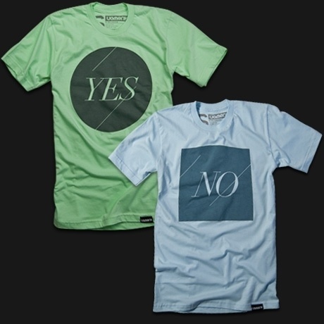 Ugmonk — YES/NO #shirt #symbol #tee #typography