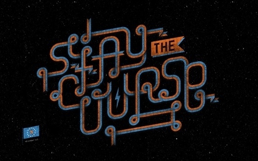 Stay the Course | Neuarmy™ #flag #type #co #ribbon #grayhood #lost #typography