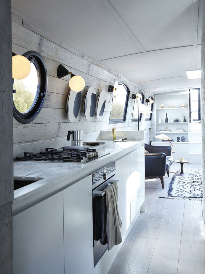 Architecture afloat: a new design-led barge boat by Bert & May Spaces provides an alternative housing solution