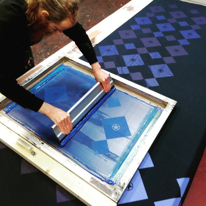 #screenprint #yarnageprinting #MonniJungle at #Gezeever