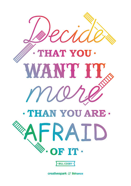 Bill Cosby - powered by motivation. Rainbow and Comic Sans just seemed right & naively perfect.Â #lettering #jamesp0p #oconnell #sans #comic #james #illustration #behance #gradient #rainbow #adobe #typography