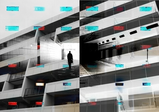 Contrast #poster #contrast #night #red #city #tunnel #day #moodboard