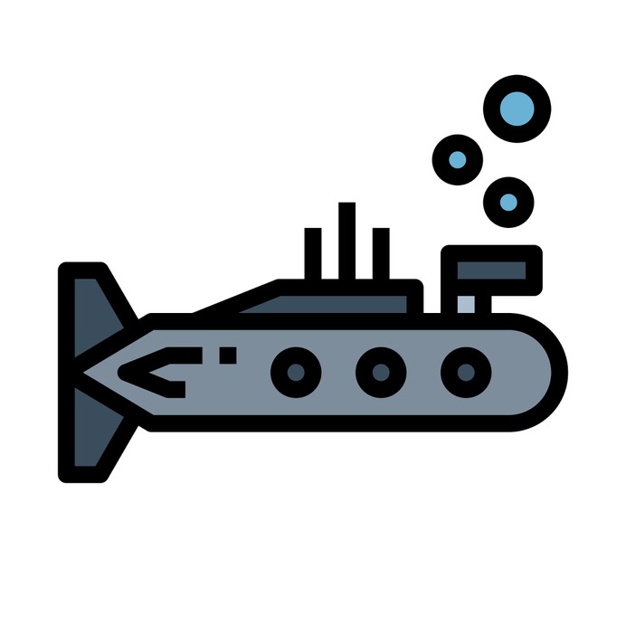 See more icon inspiration related to nautic, nautical, navigate, transportation, navigation, military, submarine and transport on Flaticon.