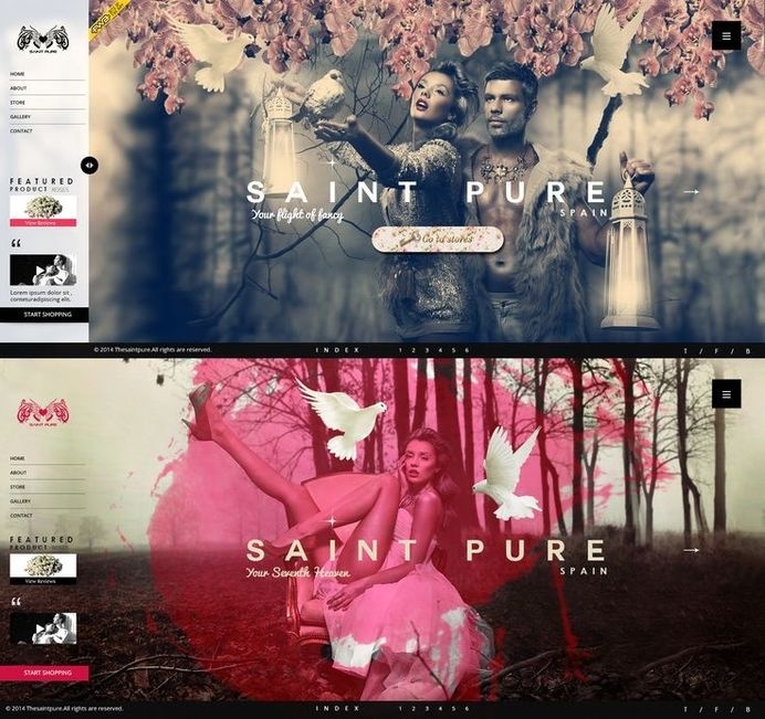 Landing pages #page #design #we #concept #minimal #fashion #layout #landing